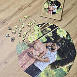 Середній Фігурний Дерев'яний Фото Пазл Woods Story За Вашим Фото Кохання L, фото 9