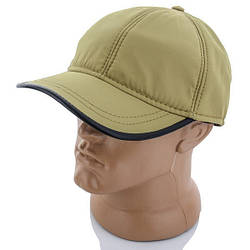 Кепка оливкового кольору, плащівка на флісі Розмір: 56- 60 (dn17039)