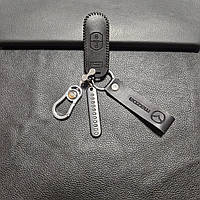 Чехол на ключ Мазда (Mazda), кожаный чехол на ключ мазда