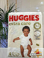 Подгузники Huggies Extra Care Jumbo 4 (8-16 кг), 33 шт.