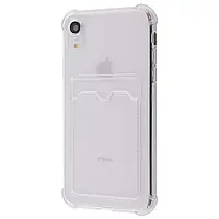 Чехол-накладка WAVE Pocket Case for iPhone Xr Clear чехол для айфон xr