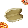 Коробка для піци «Кальцоне»  320х160х35 мм бура - крафт