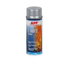 APP Фарба аерозольна L650*C Black Spray, срібло 400ml