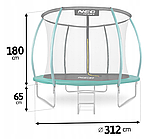 Батут Neo-Sport Premium 312 см з внутрішньою сіткою (NS-10C181) B_2066, фото 4