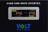 Гібридний ДБЖ/інвертор Volt Polska SINUS PRO 1000W 12/230 V 700/1000W (3SP100012W) B_2080, фото 5