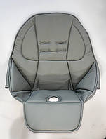 Чохол з еко шкіри DavLu на стільчик для годування Peg-Perego Tatamia Сірий (Ch-ET-4)