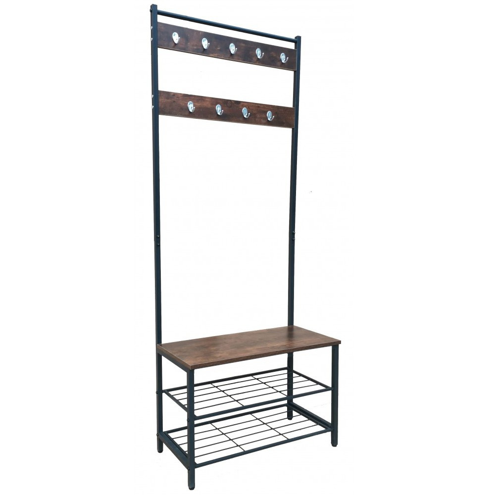 Вішалка для підлоги Лофт Bonro 126 + стійка для взуття B_2161, фото 1