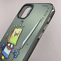 Чохол для Apple iPhone 11 Pro Max чохол з принтом Pikeman на телефон айфон 11 про макс чорний x0w, фото 3