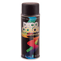 Deco Color Краска аэрозольная 400ml Decoration чёрный блеск (720149)