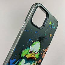 Чохол для Apple iPhone 11 Pro Max чохол з принтом качки на телефон айфон 11 про макс чорний x0w, фото 4
