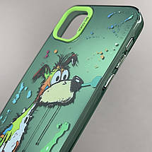 Чохол для Apple iPhone 11 Pro Max чохол з принтом собачки на телефон айфон 11 про макс зелений x0w, фото 4