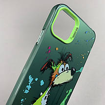 Чохол для Apple iPhone 11 Pro Max чохол з принтом собачки на телефон айфон 11 про макс зелений x0w, фото 3