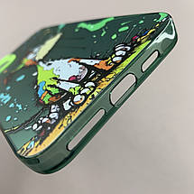 Чохол для Apple iPhone 11 Pro Max чохол з принтом собачки на телефон айфон 11 про макс зелений x0w, фото 5