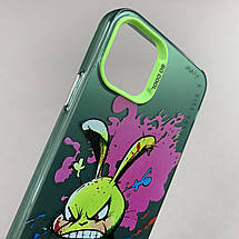 Чохол для Apple iPhone 11 Pro Max чохол з принтом зайця на телефон айфон 11 про макс зелений x0w, фото 4