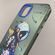 Чохол для Apple iPhone 11 Pro Max чохол з принтом астронавта на телефон айфон 11 про макс чорний x0w, фото 3