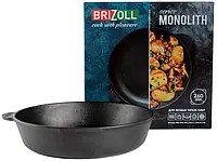 Сковорода-жаровня чугунная Brizoll "Monolith" 260х60 мм