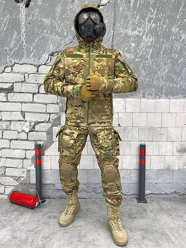 Штурмовой военный костюм мультикам softshell, тактический зимнйи костюм ...
