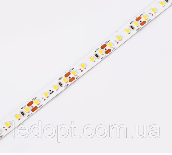 LED стрічка COLORS 120-2835-48V-IP20 9.6W 950Lm 3000K 5м (D8120-48V-10mm-WW)