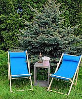 Раскладное кресло, деревянное кресло, шезлонг с тканью и подушкой, кресло дачное, садовое кресло,дачное кресло