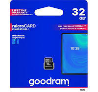 Карта памяти Goodram microSDHC 32GB UHS-I class 10 (M1A0-0320R12)