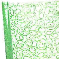 Пленка с рисунком "Поэзия" зеленая (60 см, 400 г)