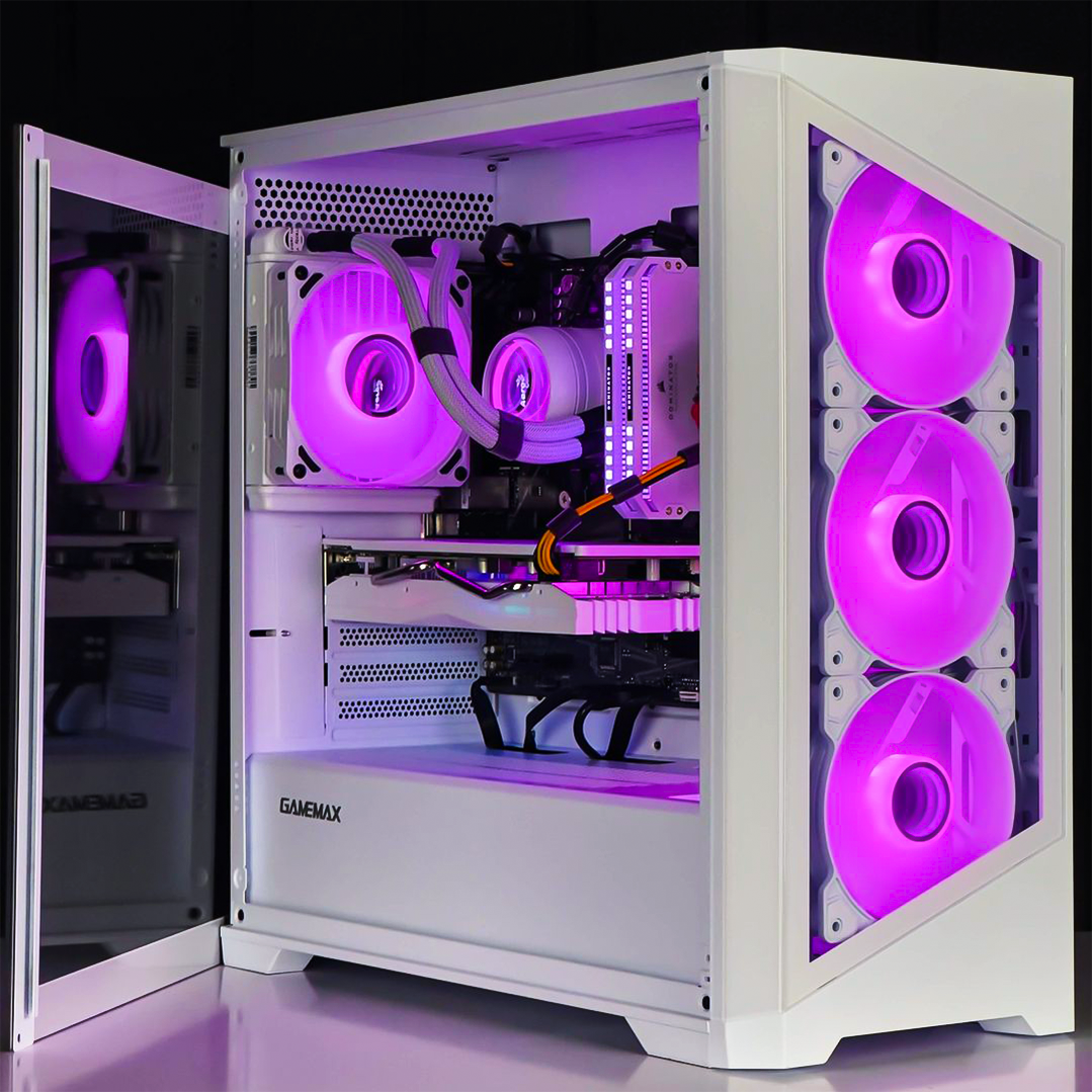 Ігровий комп'ютер Ryzen 5 5600 / RX 5700XT 8GB "CYBERPUNK ULTRA WHITE", фото 1