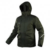 Куртка робоча "CAMO" Neo Tools, розмір L(52), з мембраною з TPU, водостійкість 5000мм, світлоповертаючі елементи, капюшон