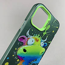 Чохол для Apple iPhone 11 Pro чохол з принтом корівки на телефон айфон 11 про зелений x0w, фото 4