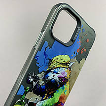 Чохол для Apple iPhone 11 Pro чохол з принтом кота на телефон айфон 11 про чорний x0w, фото 4