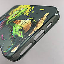 Чохол для Apple iPhone 11 Pro чохол з дракончиком на телефон айфон 11 про чорний x0w, фото 5