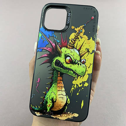 Чохол для Apple iPhone 11 Pro чохол з дракончиком на телефон айфон 11 про чорний x0w, фото 1