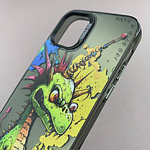 Чохол для Apple iPhone 11 Pro чохол з дракончиком на телефон айфон 11 про чорний x0w, фото 3