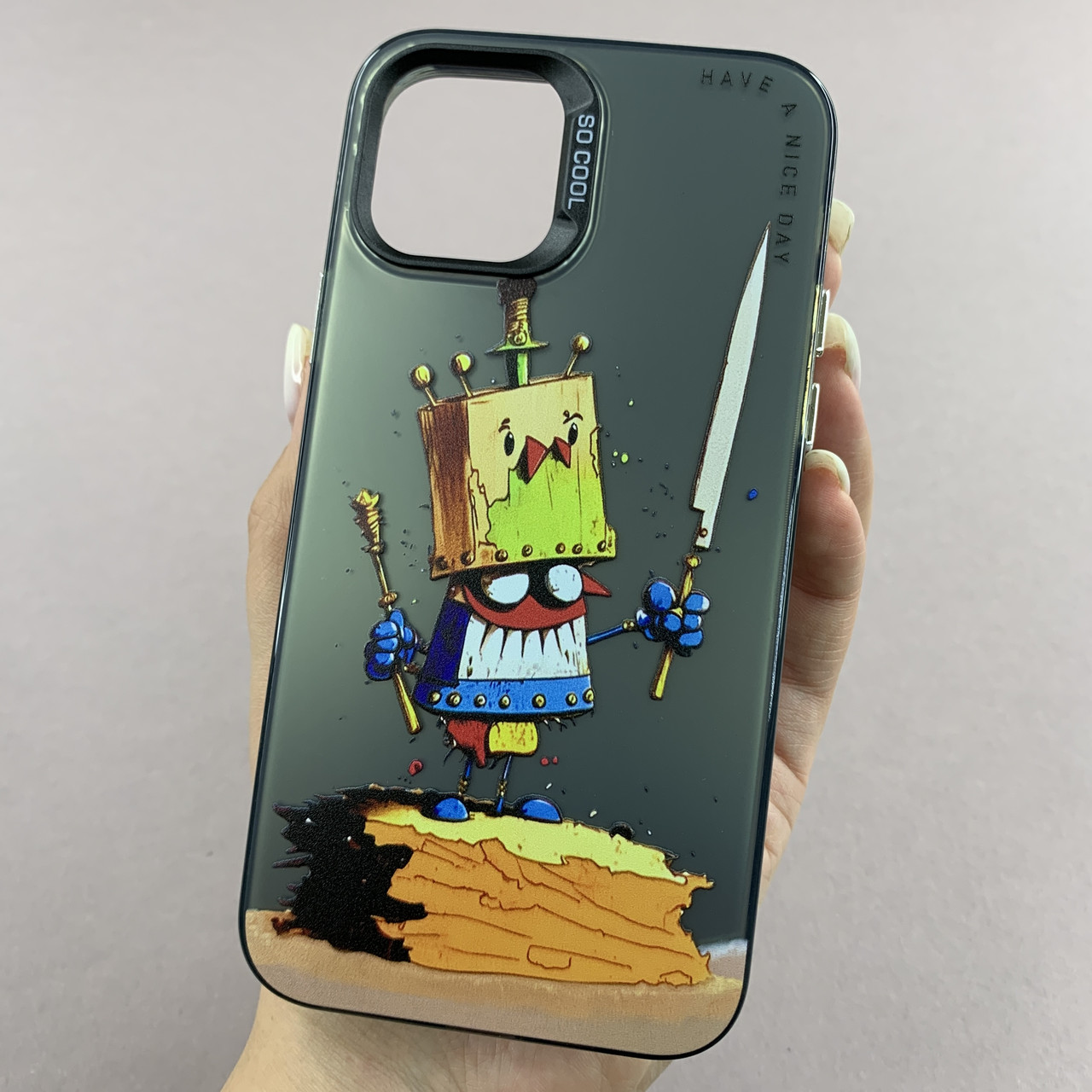 Чохол для Apple iPhone 11 Pro чохол з принтом Pikeman на телефон айфон 11 про чорний x0w