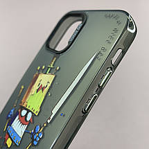 Чохол для Apple iPhone 11 Pro чохол з принтом Pikeman на телефон айфон 11 про чорний x0w, фото 3