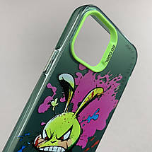 Чохол для Apple iPhone 11 Pro чохол з принтом зайця на телефон айфон 11 про зелений x0w, фото 4