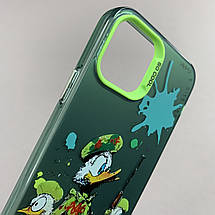 Чохол для Apple iPhone 11 Pro чохол з принтом Дональд Дак на телефон айфон 11 про зелений x0w, фото 4