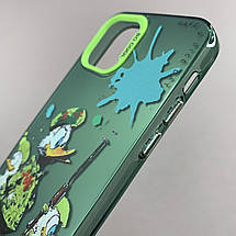 Чохол для Apple iPhone 11 Pro чохол з принтом Дональд Дак на телефон айфон 11 про зелений x0w, фото 3