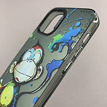 Чохол для Apple iPhone 11 Pro чохол з мавпочкою на телефон айфон 11 про чорний x0w, фото 3