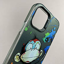 Чохол для Apple iPhone 11 Pro чохол з мавпочкою на телефон айфон 11 про чорний x0w, фото 4