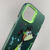 Чохол для Apple iPhone 11 Pro чохол з принтом собачки на телефон айфон 11 про зелений x0w, фото 4