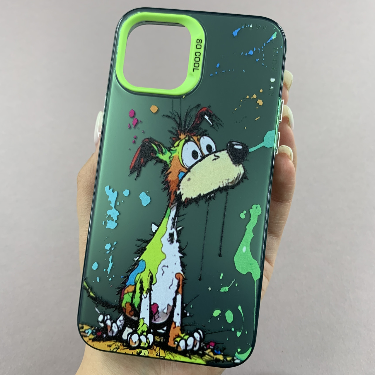 Чохол для Apple iPhone 11 Pro чохол з принтом собачки на телефон айфон 11 про зелений x0w