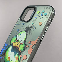 Чохол для Apple iPhone 11 Pro чохол з принтом качки на телефон айфон 11 про чорний x0w, фото 3