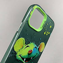 Чохол для Apple iPhone 11 Pro чохол з принтом мишки на телефон айфон 11 про зелений x0w, фото 4