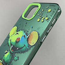 Чохол для Apple iPhone 11 Pro чохол з принтом мишки на телефон айфон 11 про зелений x0w, фото 3