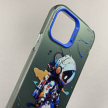 Чохол для Apple iPhone 11 Pro чохол з принтом астронавта на телефон айфон 11 про чорний x0w, фото 4