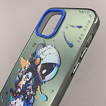 Чохол для Apple iPhone 11 Pro чохол з принтом астронавта на телефон айфон 11 про чорний x0w, фото 3