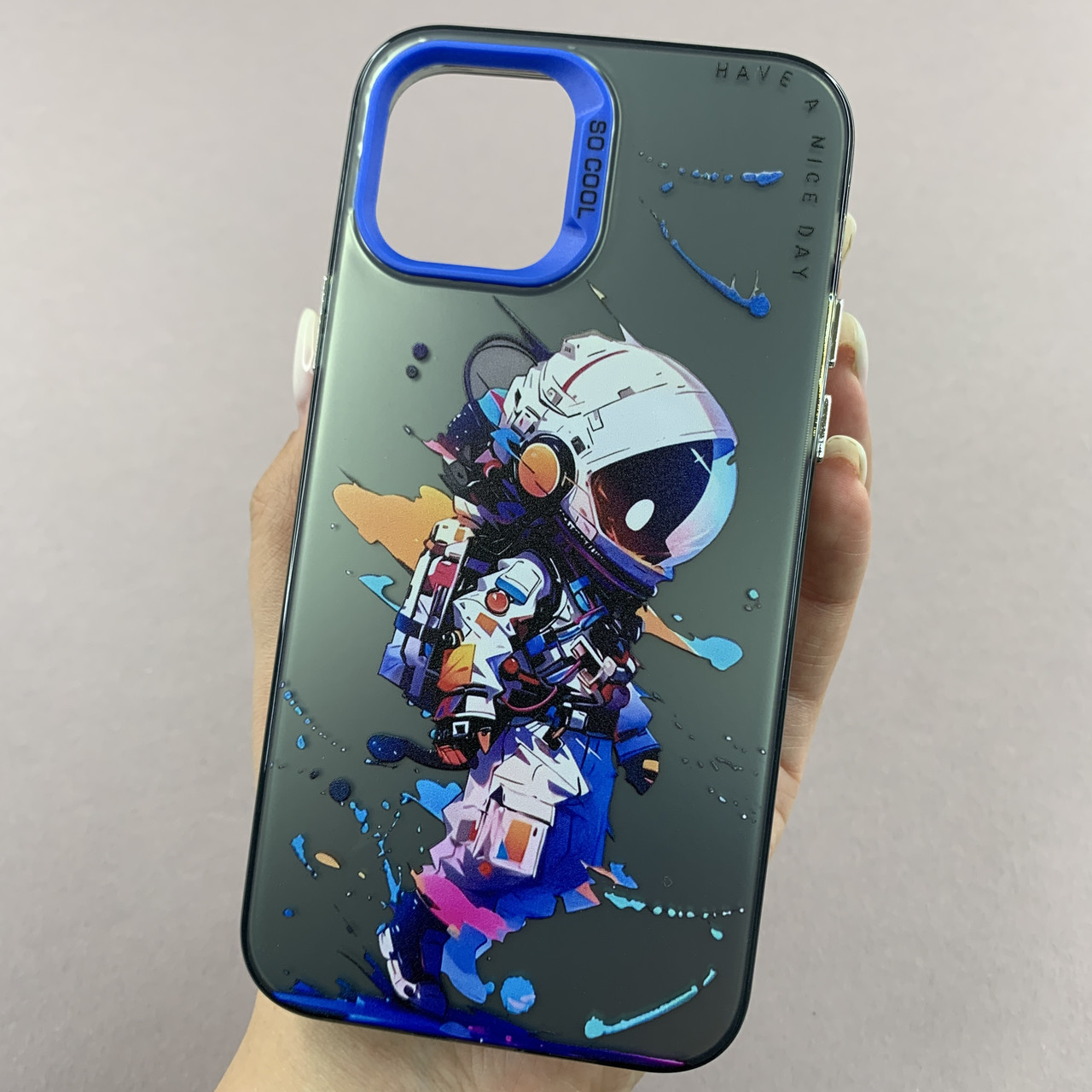 Чохол для Apple iPhone 11 Pro чохол з принтом астронавта на телефон айфон 11 про чорний x0w