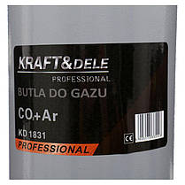 Газовий балон AR CO2 PUSTA 8 л Kraft&Dele KD1831, фото 5