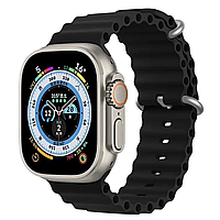 Ремешок BPNK Ocean Band Black для Apple Watch Ultra 49mm 45mm | 44mm | 42mm