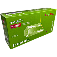 Перчатки MediOk EMERALD Нитриловые зеленые XS 100 шт